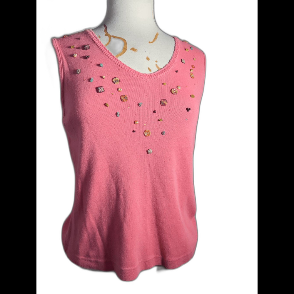 Koret Tank Tops Size S 90’s Coquette Indie Sleaze Mixed Media Tank Top